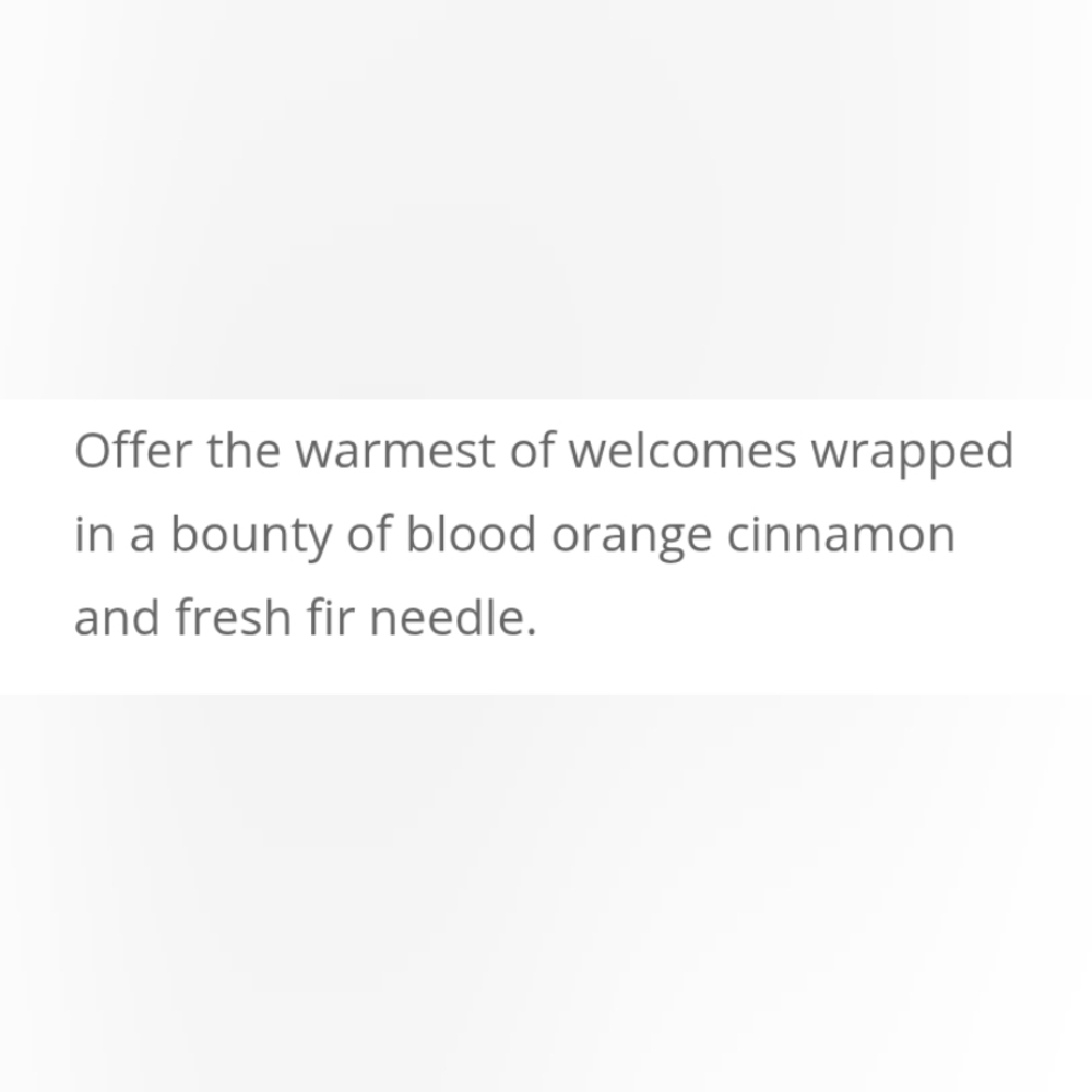 Scentsy Homestead Holiday Wax Scent Bar Blood Orange Cinnamon Fresh Fir Needle - Picture 2 of 3